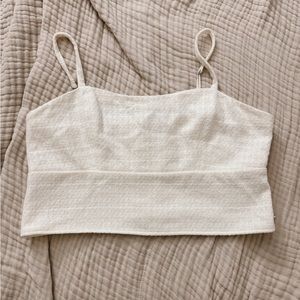 XL Abercrombie Boucle Sweetheart Set Top